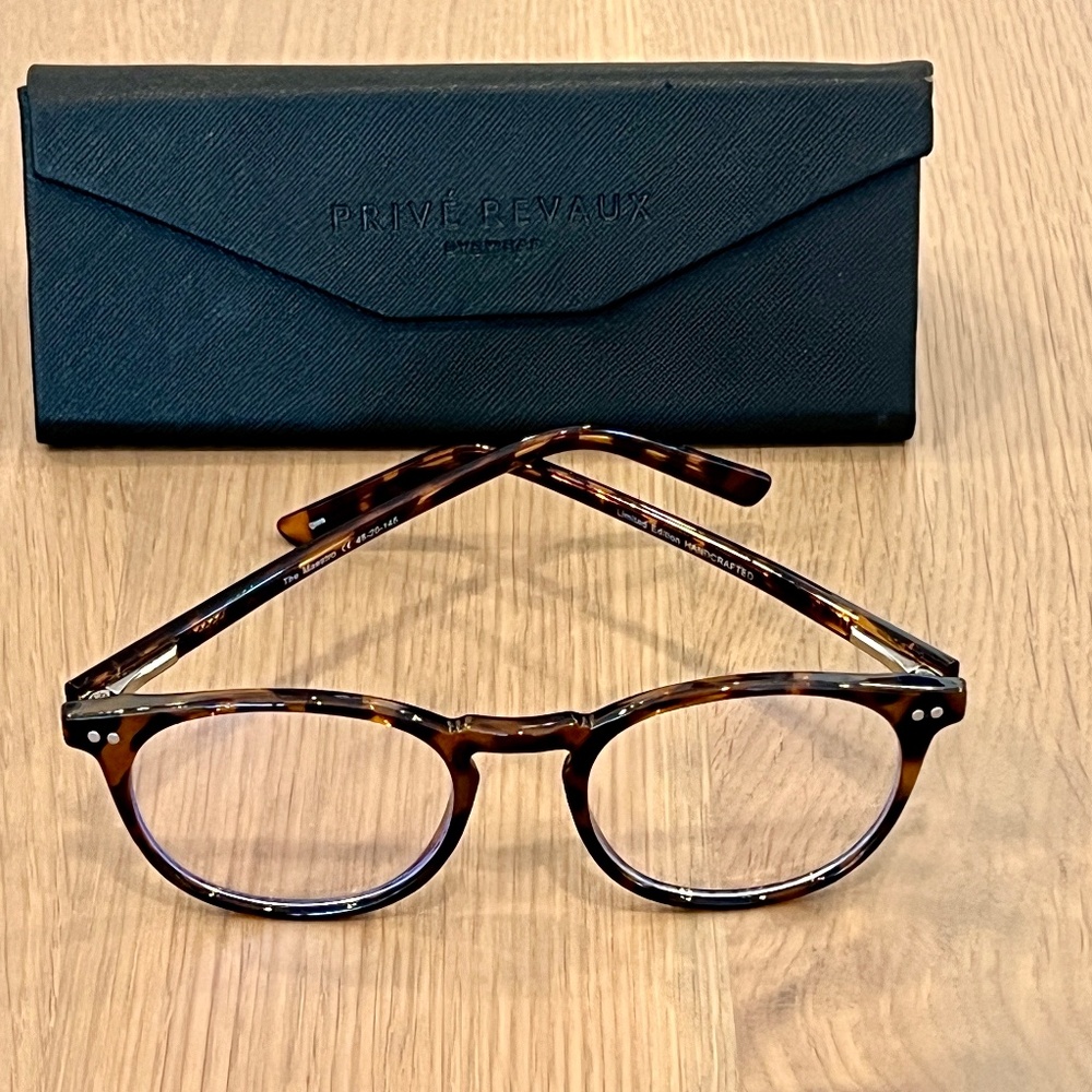 Priivé Revaux Maestro Blue Light Reading Glasses 2.0 in Chestnut Brown Tort